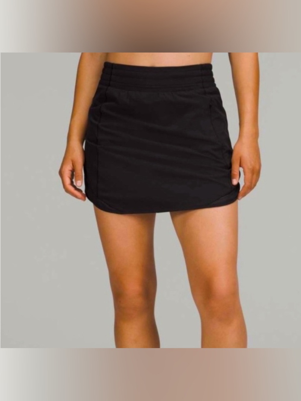 EUC Lululemon Hotty Hot High-Rise Skirt *Long, Black, size 12